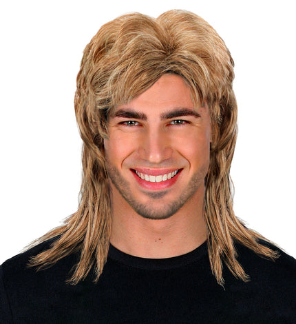 Widmann SRL Foute pruik met matje bruin