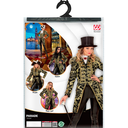 Widmann SRL Frack jas in zwart en goud