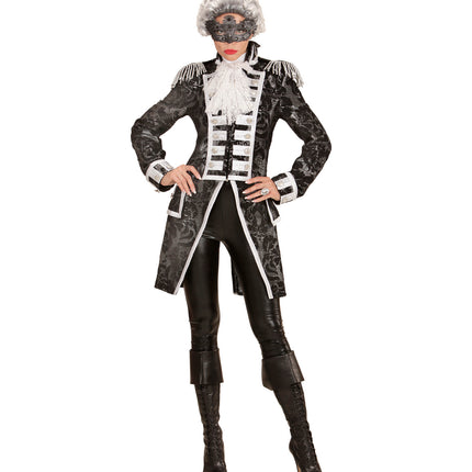 Widmann SRL Frackjas in zwart en zilver