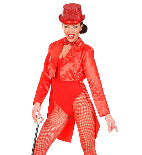 Widmann SRL Frackjas Satijn Dames Rood