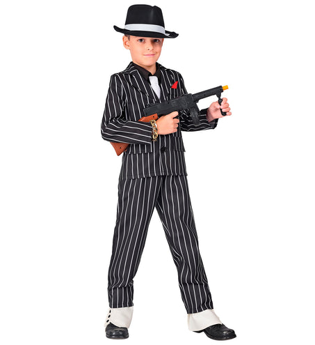 Widmann SRL Gangster kostuum krijtstreep kinderen