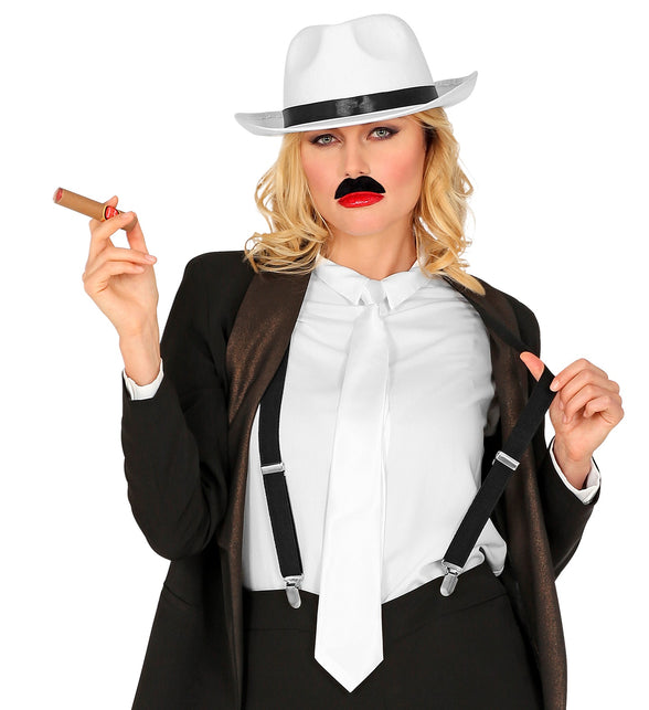 Widmann SRL Gangster verkleedset wit