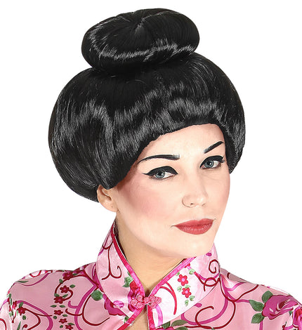 Widmann SRL Geisha pruik Tippi wan