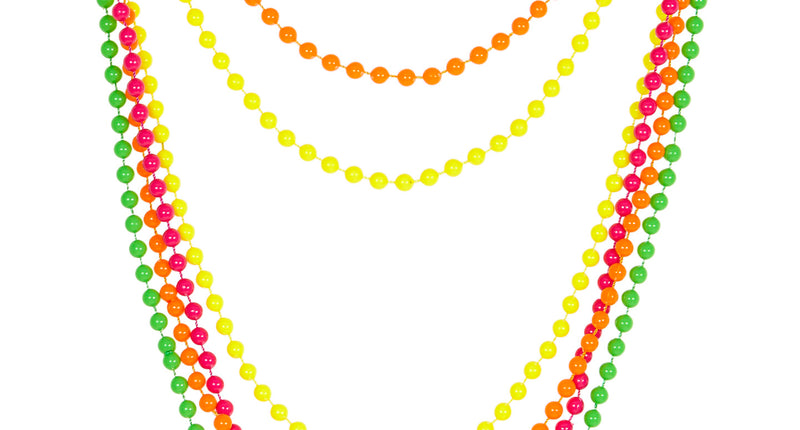 Widmann SRL Gekleurde parelkettingen neon disco