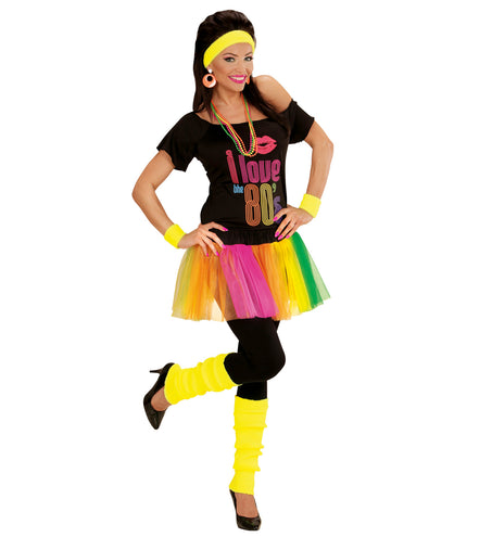 Widmann SRL Gele beenwarmers neon