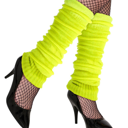 Widmann SRL Gele beenwarmers neon