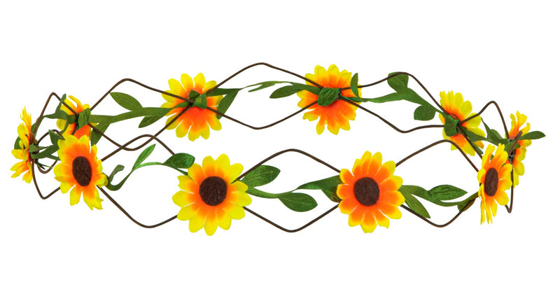 Widmann SRL Gele bloemen hoofdbandjes