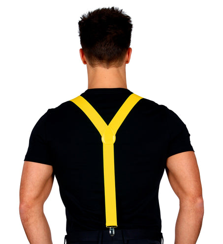 Widmann SRL Gele bretels verstelbaar