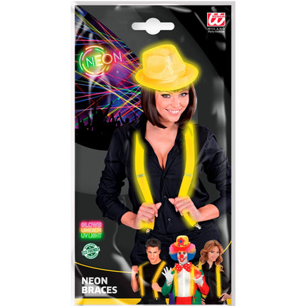 Widmann SRL Gele bretels verstelbaar