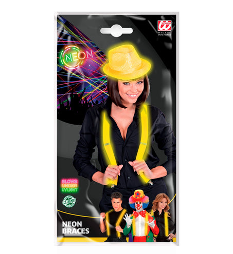 Widmann SRL Gele bretels verstelbaar