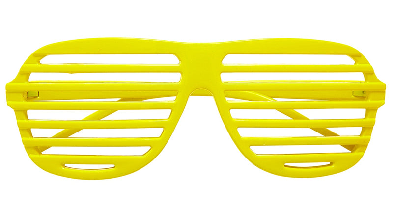 Widmann SRL Gele bril met luikjes