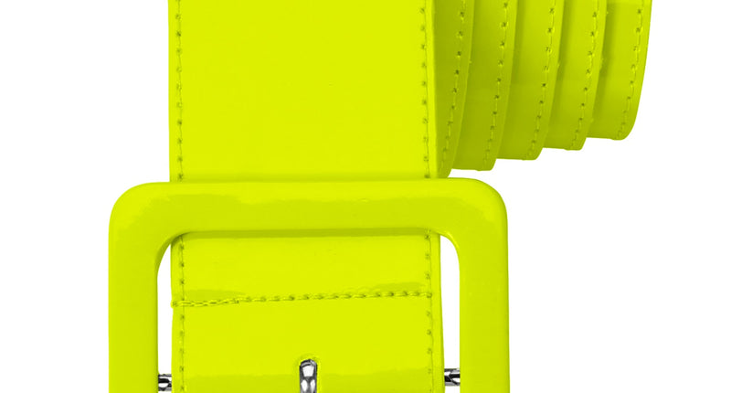 Widmann SRL Gele neon riem vinyl