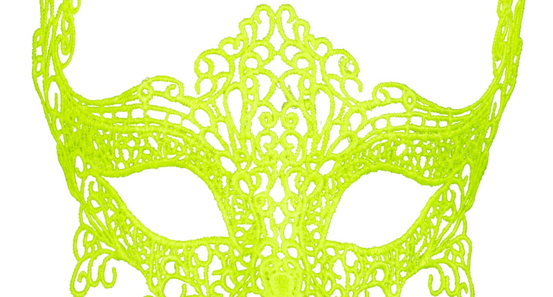 Widmann SRL Gele oogmasker van metaal