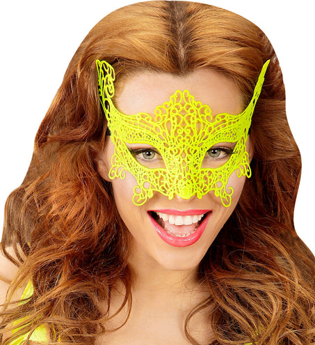 Widmann SRL Gele oogmasker van metaal