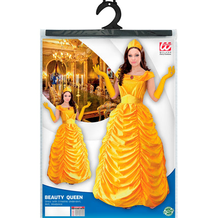 Widmann SRL Gele prinsessenjurk Maxima