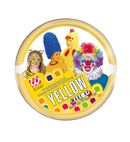Widmann SRL Gele schmink voor carnaval