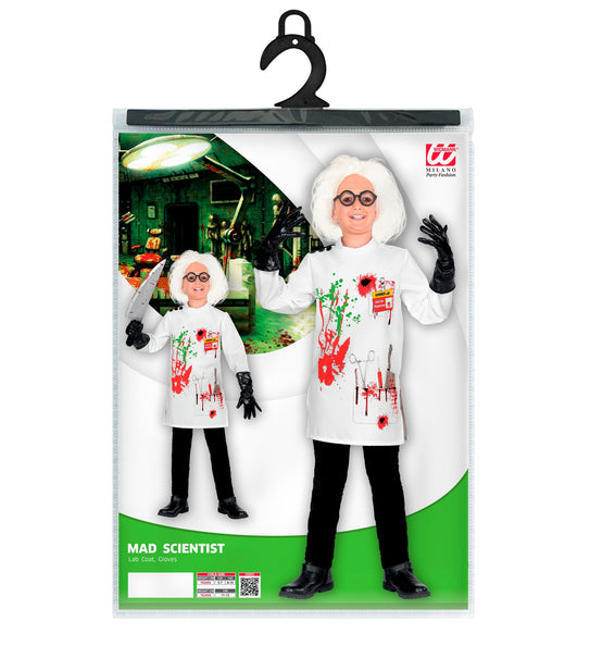 Widmann SRL Gestoorde wetenschapper kostuums