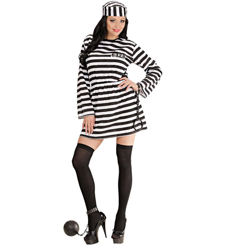 Widmann SRL Gevangene jurkje zwart wit dames