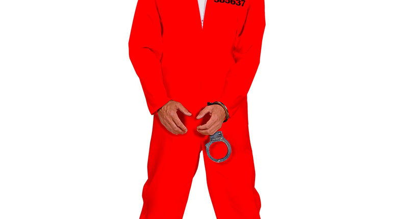 Widmann SRL Gevangenen overall met handboeien