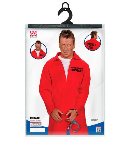 Widmann SRL Gevangenen overall met handboeien