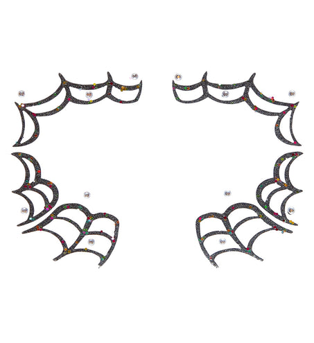 Widmann SRL Gezicht sticker festival spin glitter