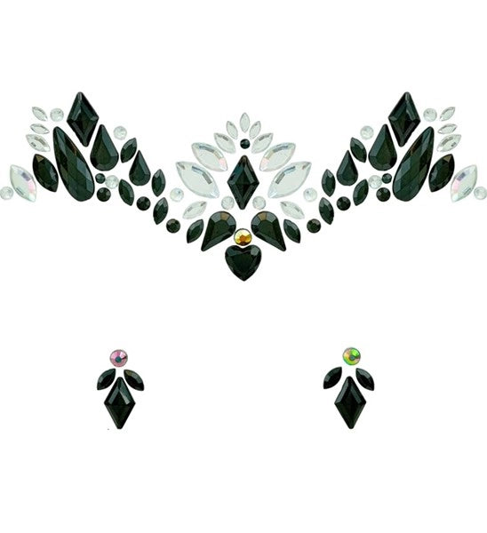 Widmann SRL Gezichtsdecoratie gothic Lotte