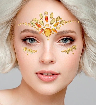 Widmann SRL Gezichtsdecoratie goud Mees