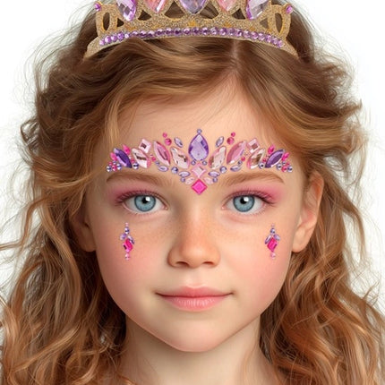 Widmann SRL Gezichtsdecoratie prinses Juliette kind