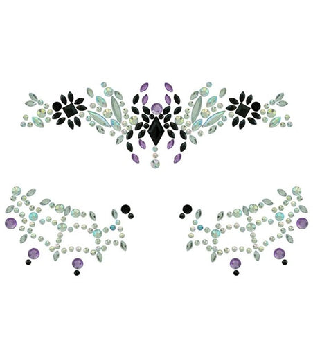 Widmann SRL Gezichtsdecoratie spinnenweb en spin Emma