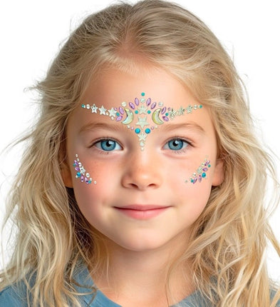 Widmann SRL Gezichtsdecoratie tovenaar / heks Milan kind