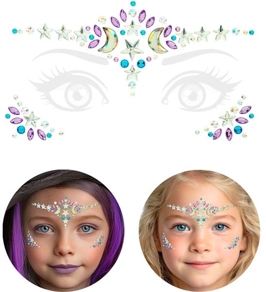 Widmann SRL Gezichtsdecoratie tovenaar / heks Milan kind