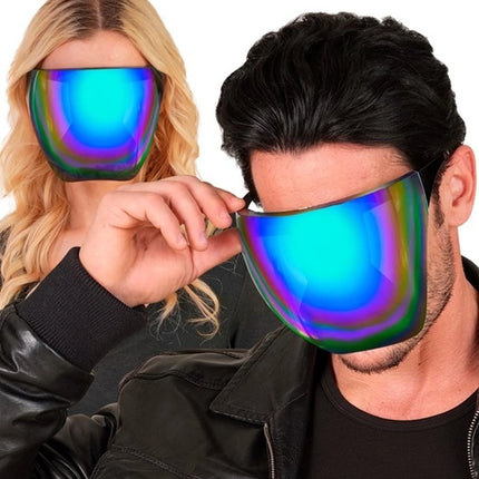 Widmann SRL Gezichtsscherm spiegellens blauw/paar Sem