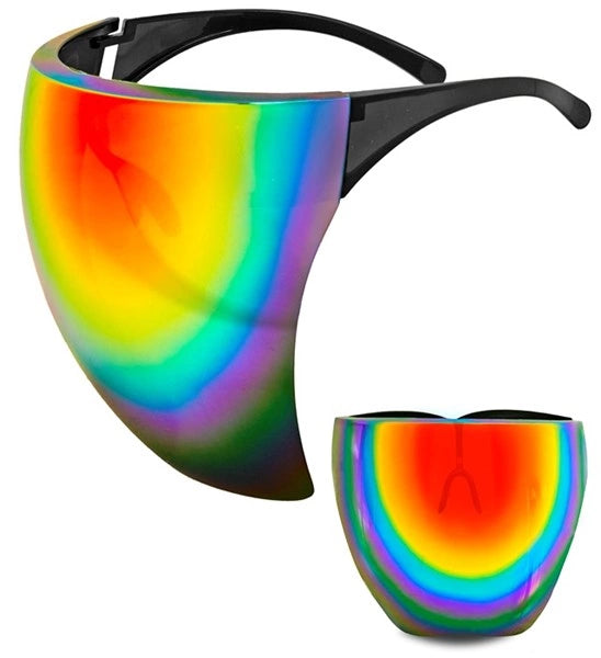 Widmann SRL Gezichtsscherm spiegellens regenboog Milan