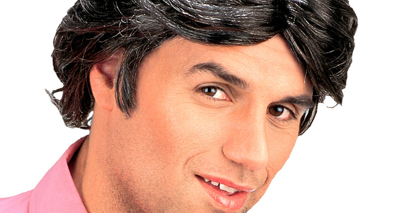 Widmann SRL Gigolo pruik karakter heren zwart