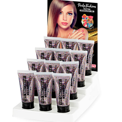 Widmann SRL Glitter gel Multicolour 25ML