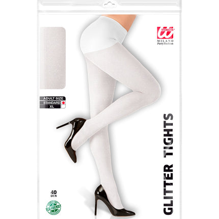 Widmann SRL Glitter panty wit dames