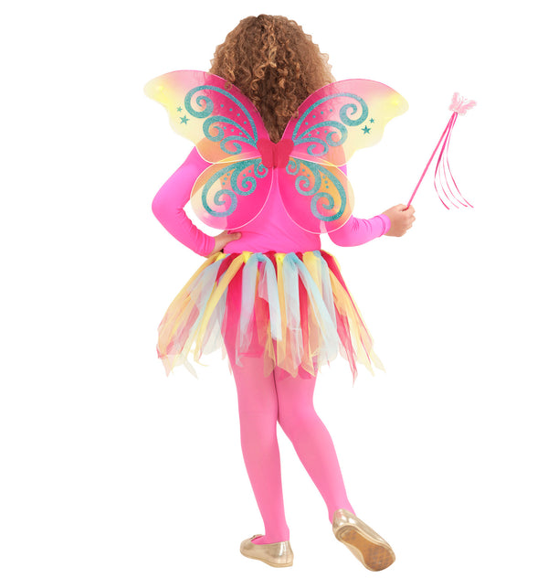 Widmann SRL Glitter vleugels 51 x 39 cm.