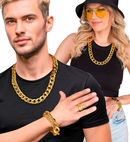 Widmann SRL Gouden armband nep Hip Hop gangster