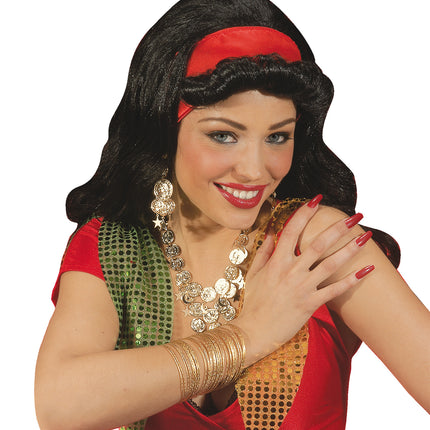 Widmann SRL Gouden armbanden 40 stuks zigeunerin