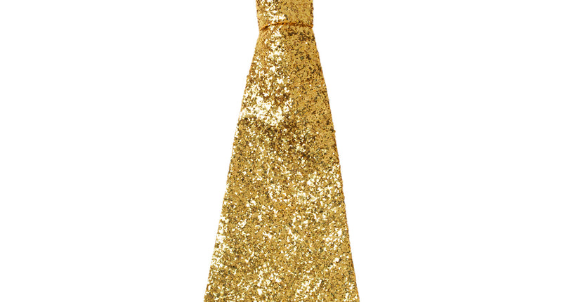 Widmann SRL Gouden glitter stropdas