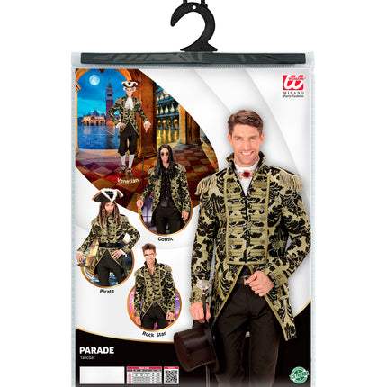 Widmann SRL Gouden Jaquard parade show slipjas