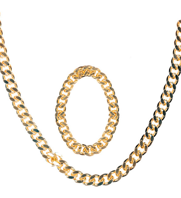 Widmann SRL Gouden ketting nep goud rapper