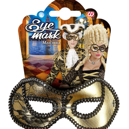 Widmann SRL Gouden oogmasker Venetië glitters