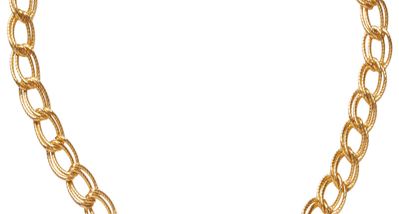 Widmann SRL Gouden pooier ketting rapper