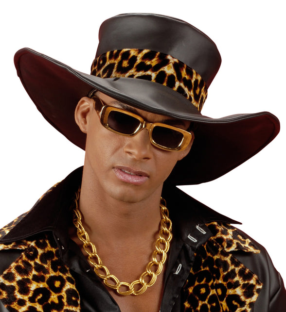 Widmann SRL Gouden pooier ketting rapper