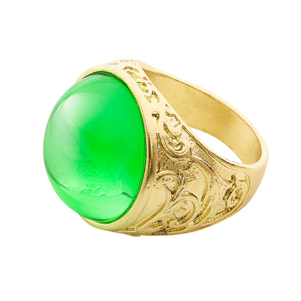 Widmann SRL Gouden ring met groene steen