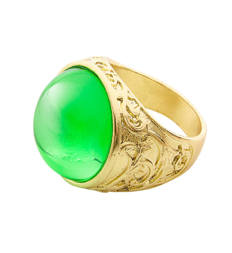 Widmann SRL Gouden ring met groene steen