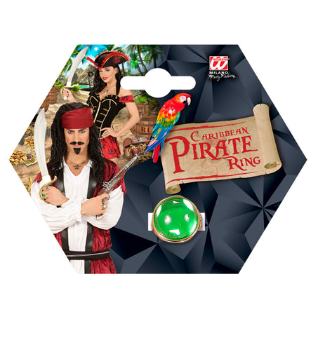 Widmann SRL Gouden ring met groene steen