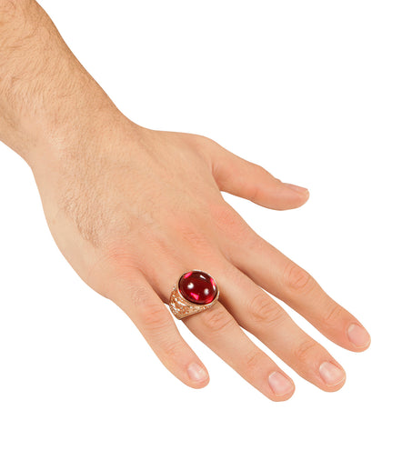 Widmann SRL Gouden ring met rode steen