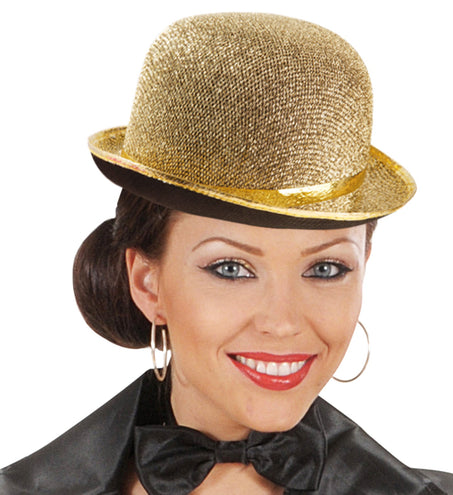 Widmann SRL Goudkleurige bolhoed